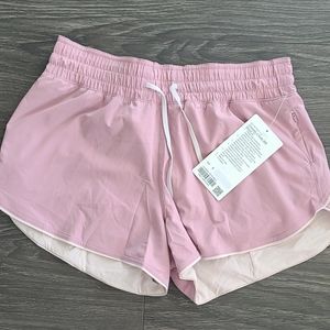 Lululemon choose a side shorts pink taupe size 8